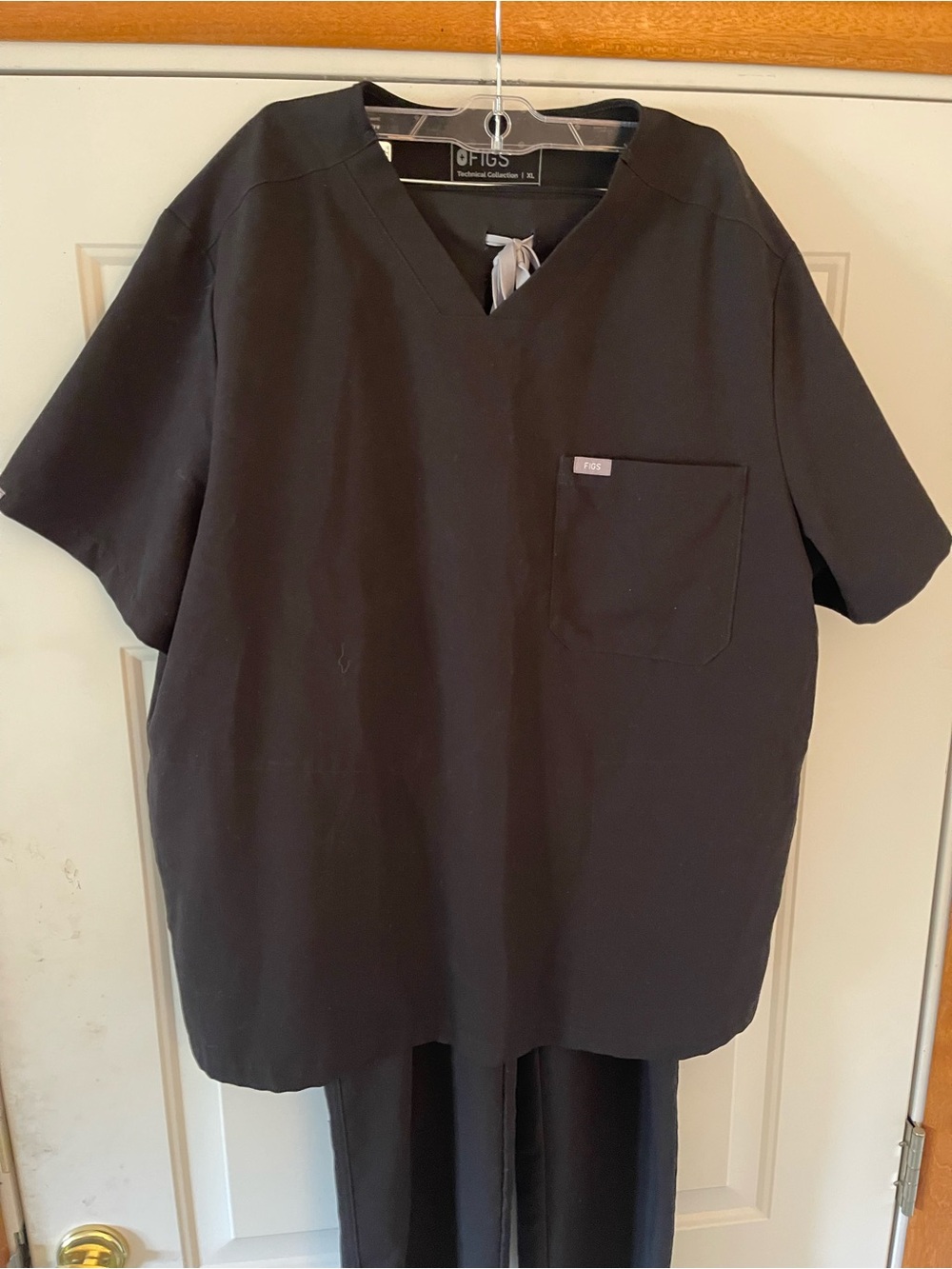 FIGS scrubs women set Top XL Pants XL/T Black nursing Medical - Picture 5 of 9
